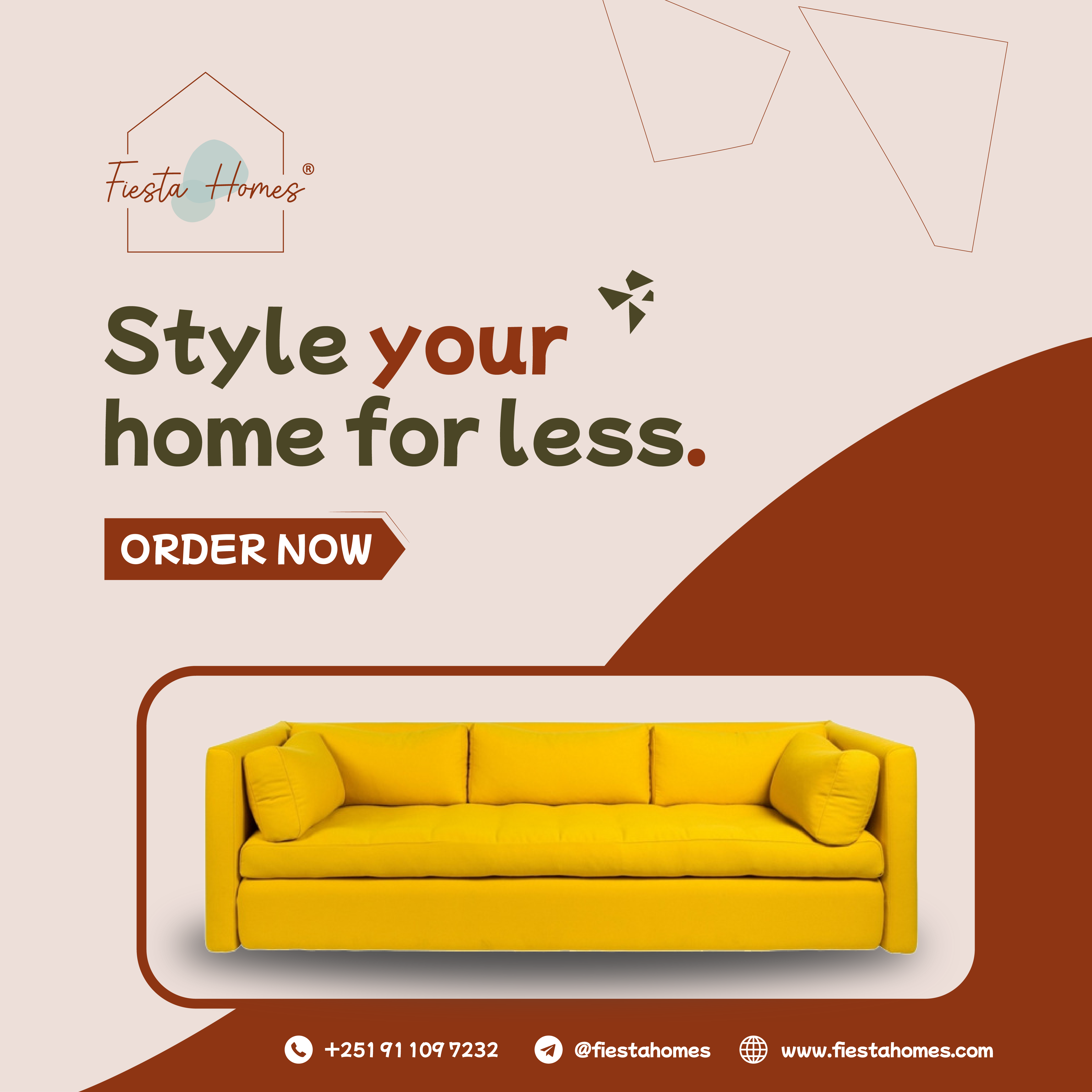 Fiesta Homes furniture social media design 4